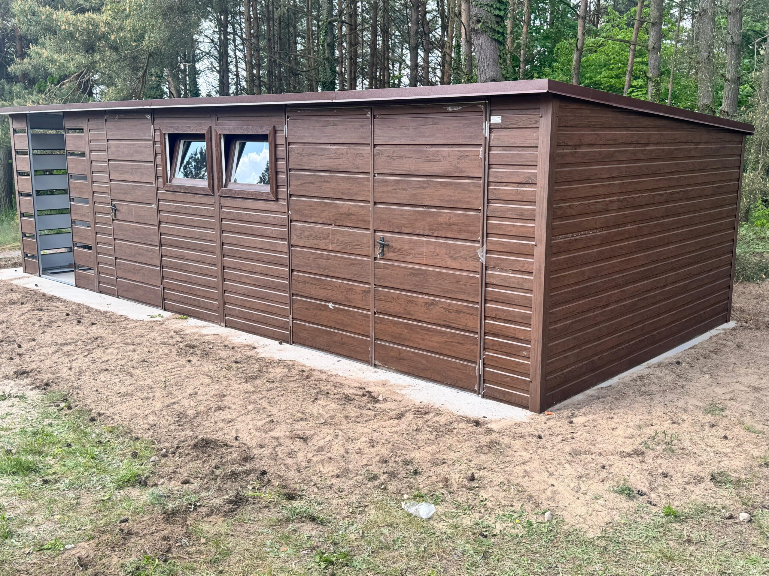 Garaż jednospadowy 10x3;5
